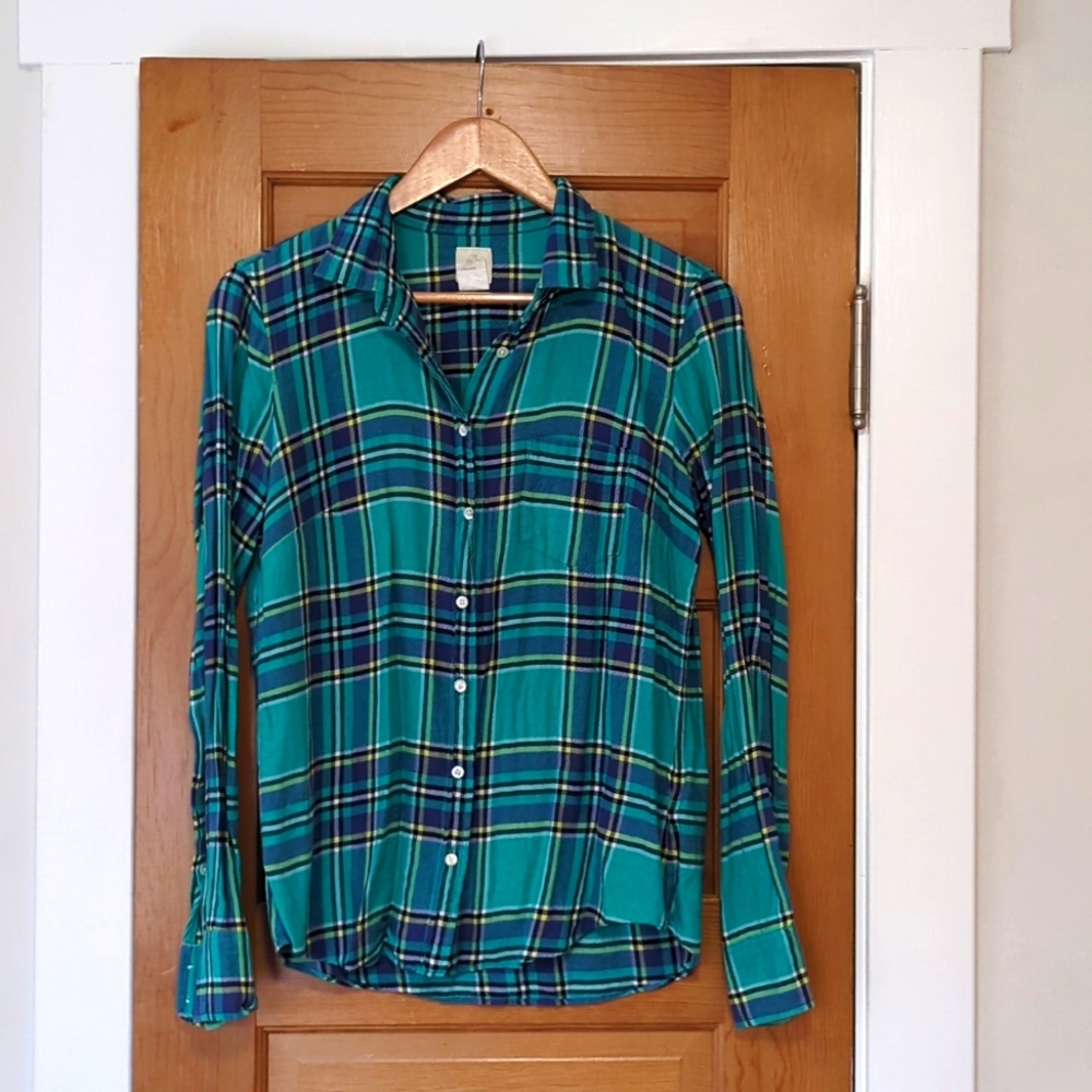 J Crew Women's Flannel Shirt